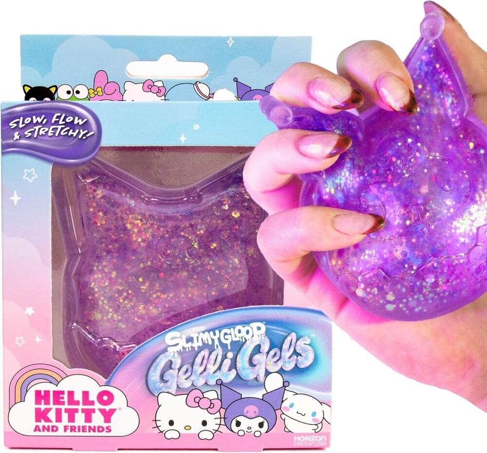 🔥Hello Kitty and Friends SLIMYGLOOP Gelli Gels Kuromi Slow Small Purple BNWT🔥